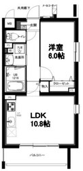 志賀本通駅 徒歩12分 4階の物件間取画像